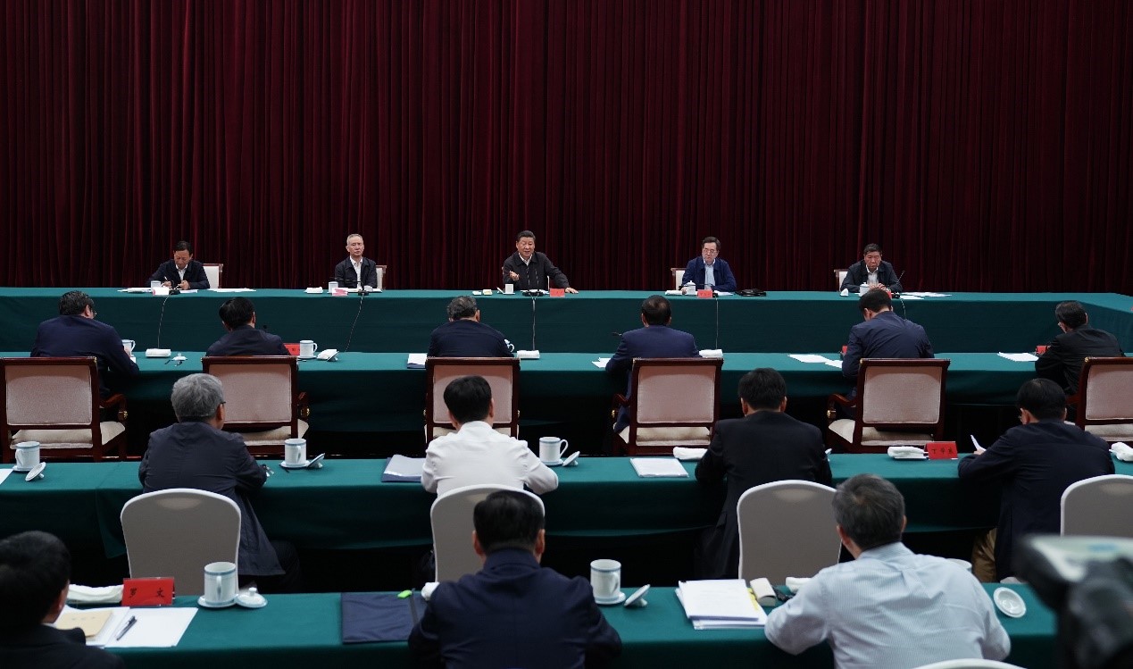 2019年5月20日至22日，中共中央總書(shū)記、國(guó)家主席、中央軍委主席習(xí)近平在江西考察，主持召開(kāi)推動(dòng)中部地區(qū)崛起工作座談會(huì)并發(fā)表重要講話。新華社記者 謝環(huán)馳 攝 