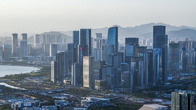 圖為深圳前海城市風(fēng)光。